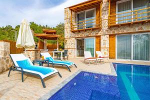 Bazén v ubytování Gera - 1 Bedroom with jacuzzi in Kalkan nebo v jeho okolí