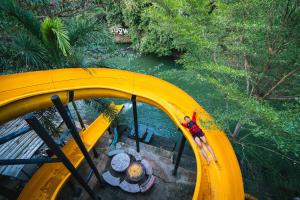 Zahrada ubytování Natthapon Resort Kaeng Kachan