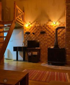 TV a/nebo společenská místnost v ubytování Mavrovo Apartment