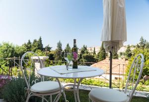 Balkón alebo terasa v ubytovaní Apartments Gaura