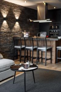 Η κουζίνα ή μικρή κουζίνα στο Appartement Prestige Manoir de Savoie - Arc 1950 le Village