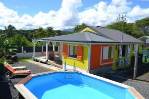 Bazén v ubytování Mini-villa entre montagne et mer nebo v jeho okolí