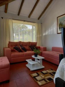 Posezení v ubytování Cabaña Lewana Campestre