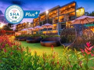 Zahrada ubytování Maneetel Krabi Beachfront-SHA Plus