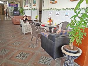 Hotel Bambu Kuning的休息区
