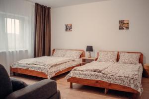 Postel nebo postele na pokoji v ubytování Pensiunea turistica Retreat Belvedere