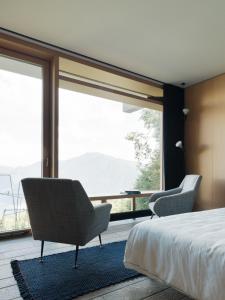 Nespecifikovaný výhled na hory nebo výhled na hory při pohledu z bed and breakfast