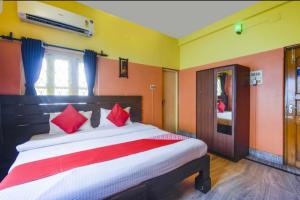Voodi või voodid majutusasutuse Hotel Galaxy Inn toas