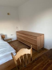 Postel nebo postele na pokoji v ubytování Belka am Rursee