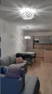 Kuchyňa alebo kuchynka v ubytovaní Cirkáló Apartman
