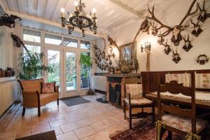 Posezení v ubytování Renoviertes Bauernhaus mit Garten in Ruhelage