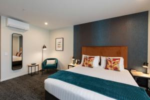 Voodi või voodid majutusasutuse Quest Queenstown Apartments Remarkables Park toas