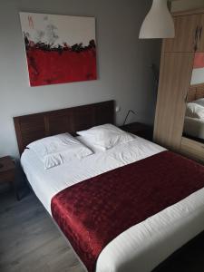 Postel nebo postele na pokoji v ubytování Attic pour 4 personnes
