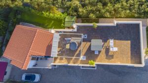 Letecký snímek ubytování Apartments Luka