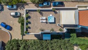 Letecký snímek ubytování Apartments Luka