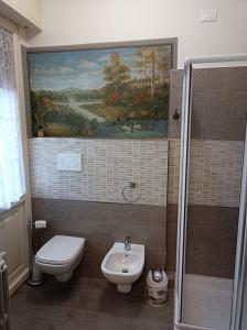 Koupelna v ubytování Riflessi d'Arte