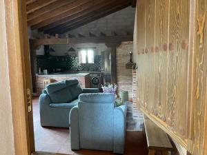 Posezení v ubytování Casa Rural Las Lanchas
