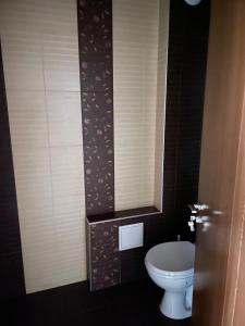 a bathroom with a toilet and a sink at Paradise dreams Velingrad in Velingrad +6 photos
