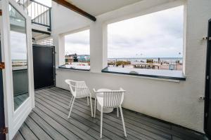 Balkón nebo terasa v ubytování Amsterdam Beach Hotel