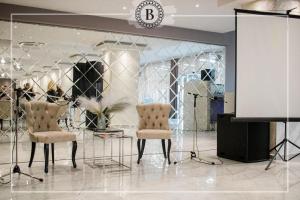 Coin salon dans l'établissement Hotel Balkan