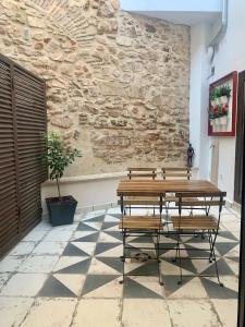 Patio nebo venkovní prostory v ubytování PUERTA DE CACERES Apartamento 2