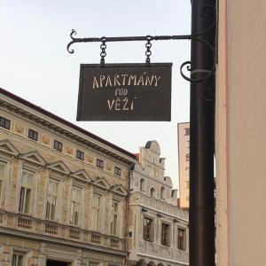 Certifikát, hodnocení, plakát nebo jiný dokument vystavený v ubytování Apartmány pod věží
