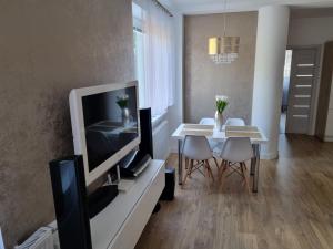 TV a/nebo společenská místnost v ubytování VIP apartmán