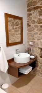 Kúpeľňa v ubytovaní O Labrego de Boimorto
