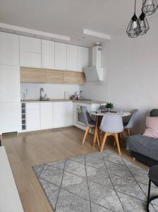 Kuchyňa alebo kuchynka v ubytovaní Lovely Apartment vis-a-vis Medicover and Paley Institute