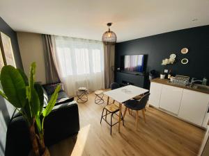 Posezení v ubytování Appartement Le Labes