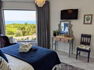 Μια τηλεόραση ή/και κέντρο ψυχαγωγίας στο Villa Cape Garden Route