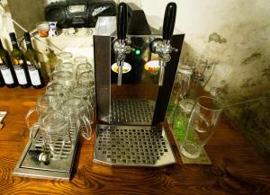 Lounge nebo bar v ubytování Statek U Kalinů