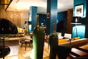 Χώρος καθιστικού στο Boutique Hotel Gauthier Restaurant Terrasse