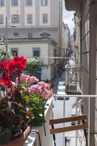 Balkón alebo terasa v ubytovaní Napoli centro apartment A balcony in the heart of naples
