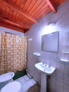Phòng tắm tại Las Retamas