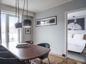 Postel nebo postele na pokoji v ubytování Radisson Blu Hotel Tromsø