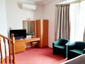 TV a/nebo společenská místnost v ubytování McNevins Warwick Motel