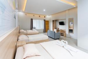 Μια τηλεόραση ή/και κέντρο ψυχαγωγίας στο Villa Panderman Indah