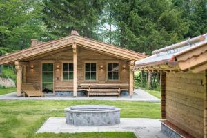 Aed väljaspool majutusasutust Chalet-karwendel
