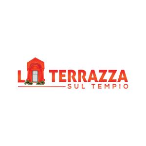 ein Logo für ein Hotel in senza sul tembo in der Unterkunft La Terrazza sul Tempio in Brindisi
