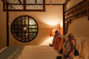 Letto o letti in una camera di Hotel Penaga