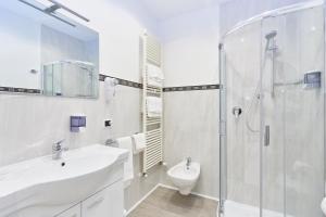 Koupelna v ubytování HOTEL Villa Lilla