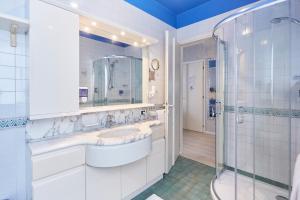 Koupelna v ubytování HOTEL Villa Lilla