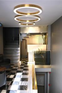 Kuchyň nebo kuchyňský kout v ubytování Dilens Bosphorus Hotel