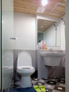Koupelna v ubytování Ariene Guesthouse