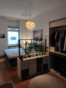Ένα ή περισσότερα κρεβάτια σε δωμάτιο στο Joanna Apartment - MA Rheinau 4