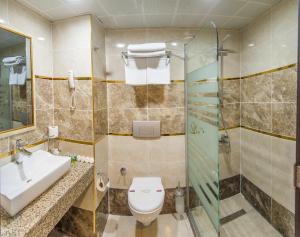 Koupelna v ubytování Dündar Hotel