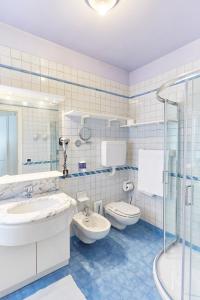 Koupelna v ubytování HOTEL Villa Lilla
