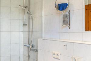 Koupelna v ubytování Ferienwohnung Guffertblick