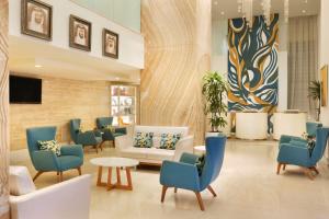 
The lobby or reception area at Ramada Downtown Dubai
